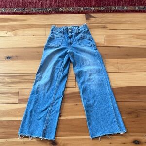 PAIGE Blue Flare & Wide Leg Jeans